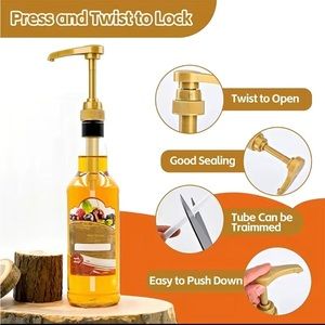 Coffee Syrup Dispenser/Pump (3pcs)